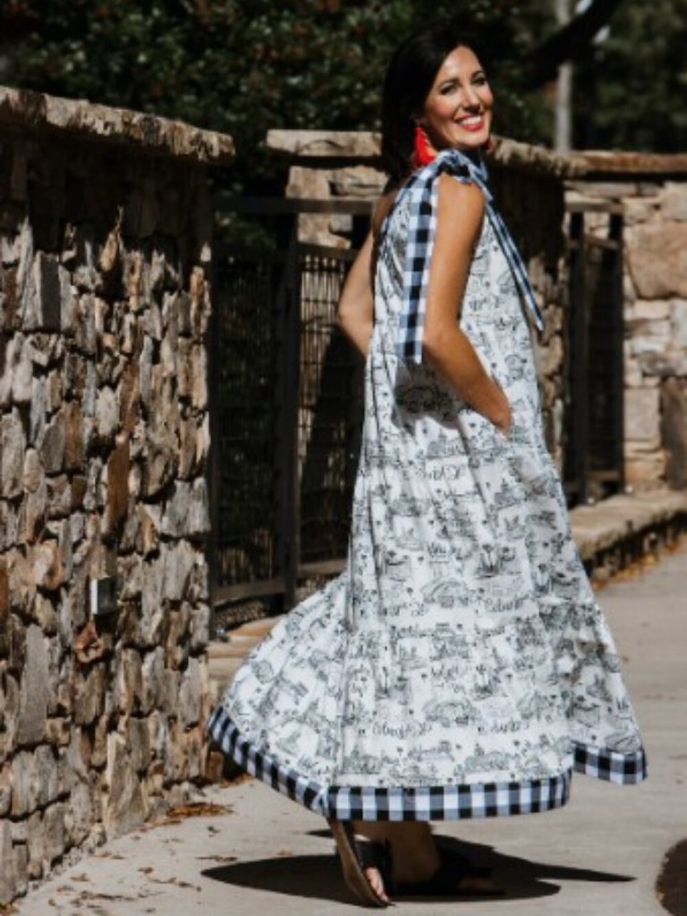 NWT Pitty Pats Blair Maxi Dress USC - Picture 2 of 4